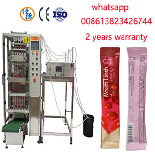 Automatic Multi Tracks Powder Liquid Coffee Sachet Stick Packing Machine 