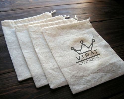 Cotton Drawstring Bag - Soft 10x17 Opaque Fabric, Custom Sizes & Colors, Ideal for LOGO Printing