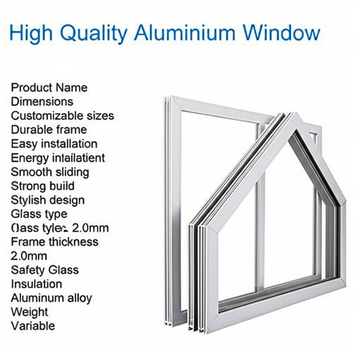 उच्च गुणवत्ता वाली एल्यूमीनियम खिड़की