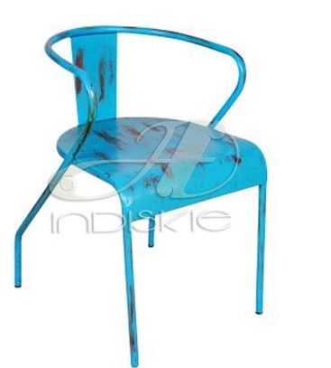 Industrial Vintage Metal Garden Chair