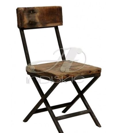 Metal Cafe Cart Chair