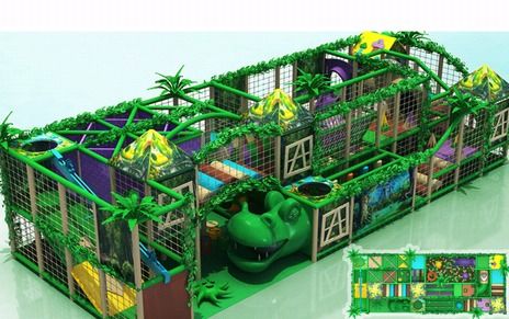 Hottest Kids Jungle Themed Indoor Preschool Playground Equipment