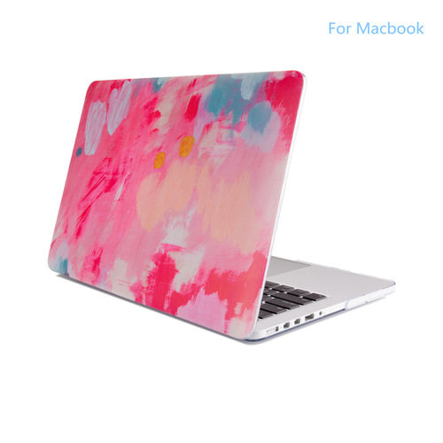 Print Abstract Painted New Pink Pattern Laptop Skin