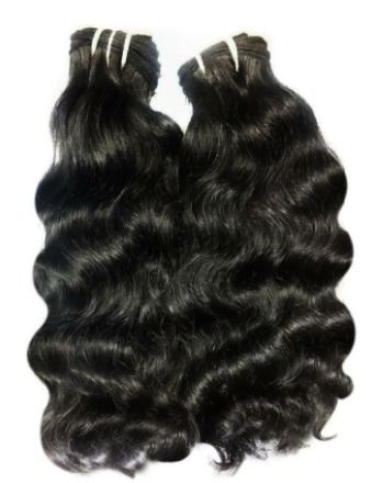 Natural Black Curly Wave Virgin Human Hair