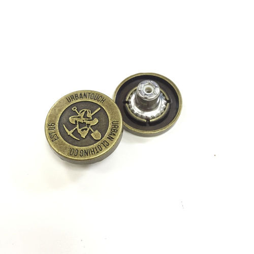 Metal Fashion Jeans Buttons