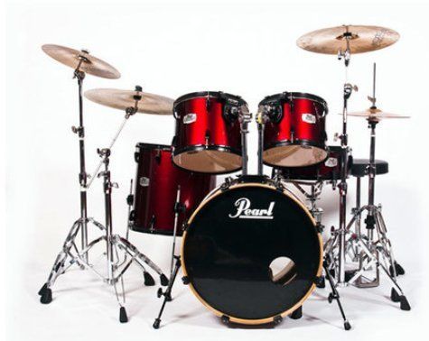 Pearl and Drum Set