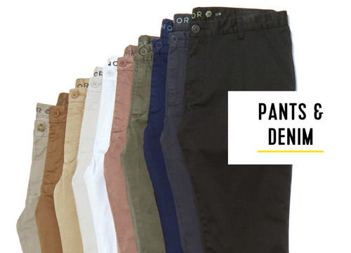 Ferrara Cotton Branded Casual Trousers