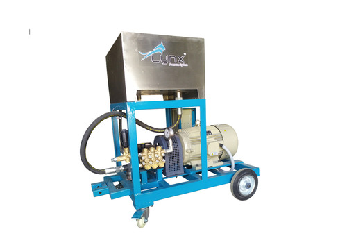 High Pressure Water Jet Cleaning Machines - Color: Grey And Blue