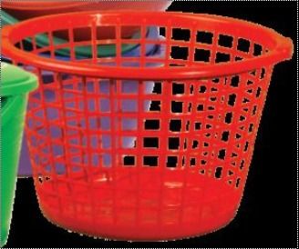 Red Round Laundry Basket