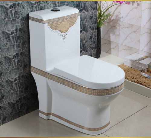 Modern New Golden Sanitary Ware Washdown One Piece Toilet Bowl for