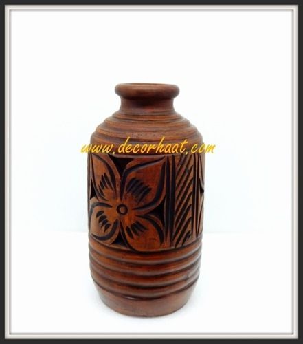 Elegant Handmade Terracotta Table Vase
