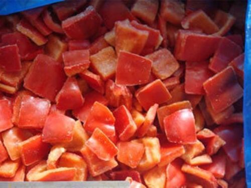 Frozen Red Pepper Cubes