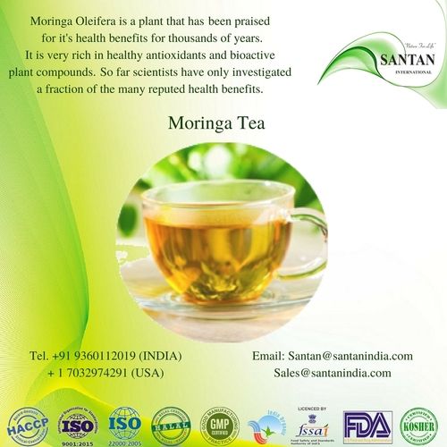 100% Natural Organic Moringa Green Tea