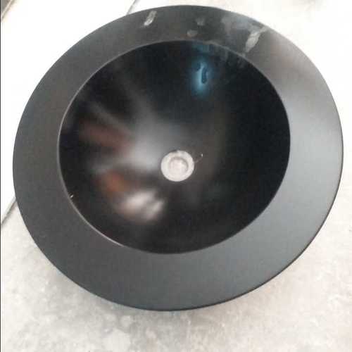 Black Counter Top Solid Surface Wash Basin