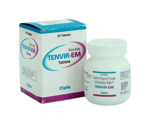 Tenvir Em Tablets For Treatment Of Hiv Infection