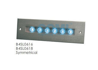 Stainless Steel Symmetrical Wall Recessed Linear Led Fountain Lights