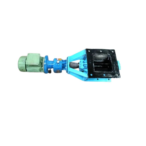 Rotary Airlock Valves - Cast Iron, Blue | High Efficiency For Dust Collection, Precision Control For Bulk Material Flow, Easy Maintenance And Low Noise Operation