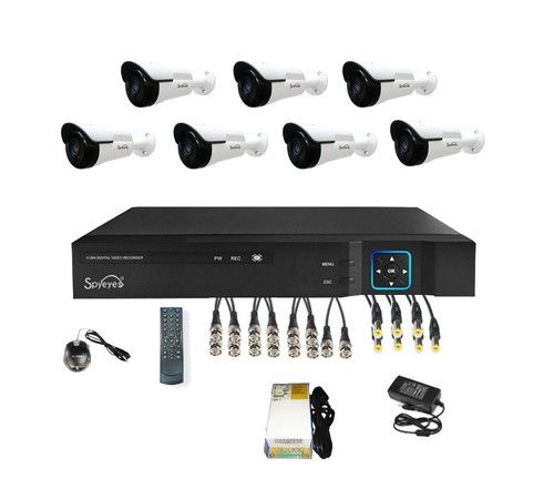 7 Ahd ( Outdoor )1 Mp Cctv Cameras Complete Package Camera Pixels: 1 Megapixel (Mp )