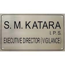 Metal Name Plate