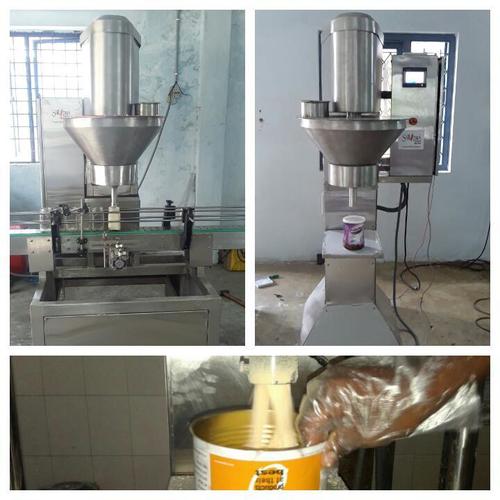 Automatic Bottle Powder Filling Machine With Vibrating System For Setting In Bottles Or Jars