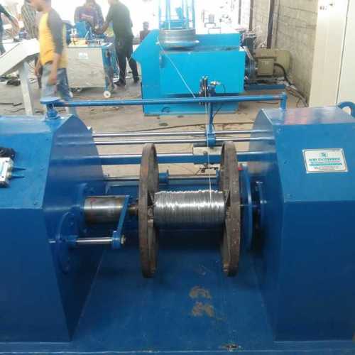 Blue Copper Wire Spooler Machine