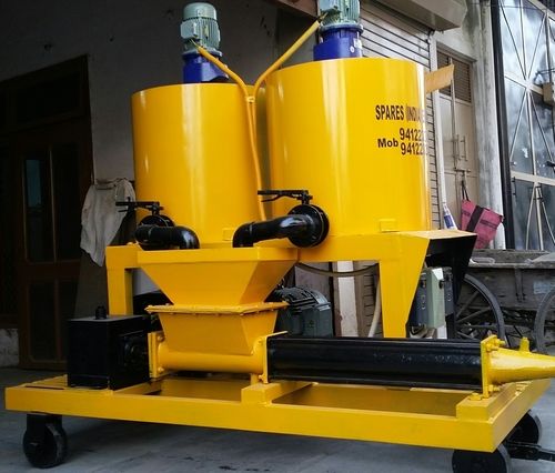 High Quality Cement Grout Pump With Double Mixer 