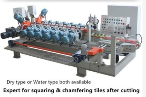 Double Sides Vitrified Tiles Squaring And Chamfering Machines