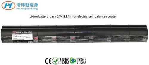 Li-ion Battery Pack 24v 8.8ah For Electric Self Balance Scooter