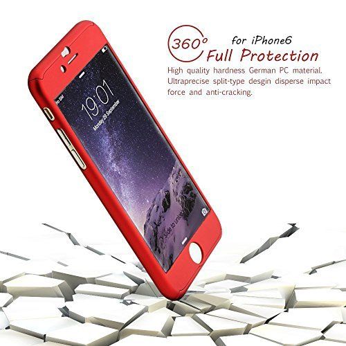 Back And Front Case Cover With Tempered Glass Body Material: Tpu