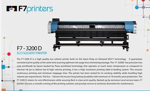 F7-Eco solvent Printer