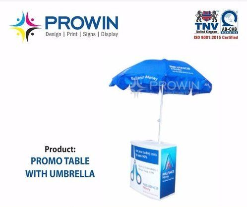 Promo Table with Umbrella