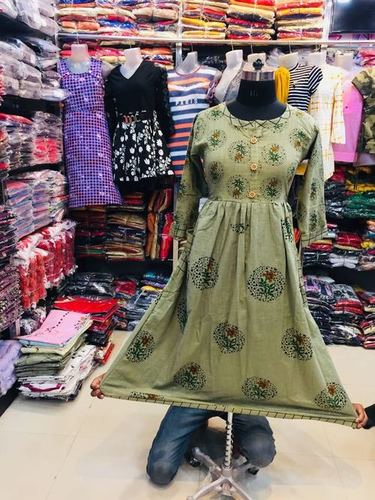 Fancy Designer Rayon Kurtis