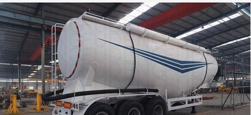 Diesel Engine 55Cbm Bulk Cement Tanker Trailer