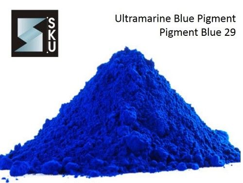 Ultramarine Blue Powder - Lapis Lazuli Derived, Non-Toxic & Skin Safe | Ideal for Staining, Wall Paints & Laundry Whitening