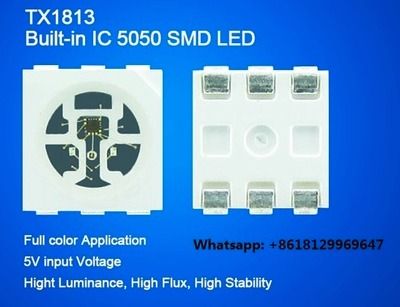 5050 Full Color 6 Pins Smd Led Diode For Led Strip Lights