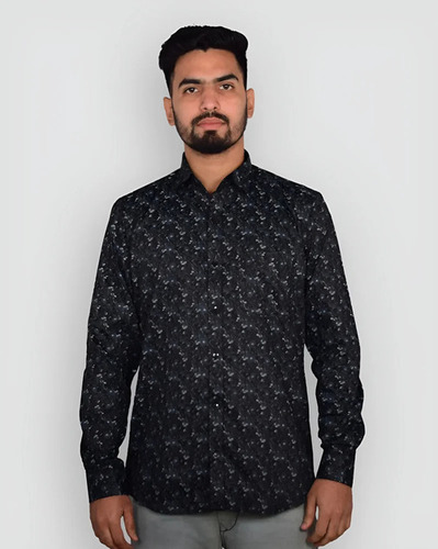 Mens Printed Cotton Shirts - Feature: Breathable