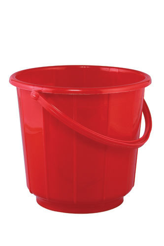 Eco Plastic Bucket - Color: Red