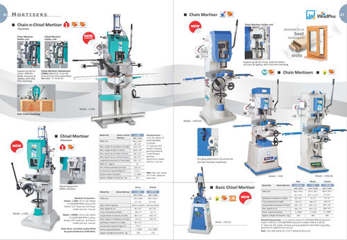 Chisel And Chain Mortiser Machine