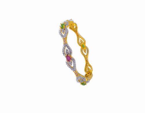 Jewelry Sets Cz Studded Gold Imitation Bangle