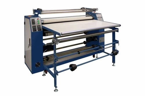 Roll To Roll Fusing Machine - Advanced Edge Guiding Sensors Variable Speed Drive | Efficient Fabric and Paper Guiding User-Friendly Electric Control Panel Reliable Blanket Alignment