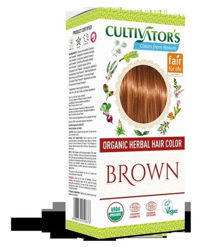Brown Organic Herbal Hair Color