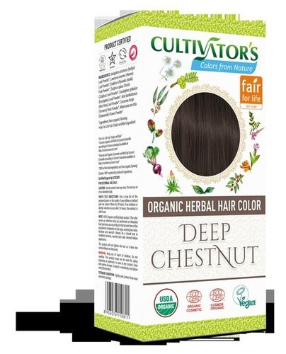 Deep Chestnut Organic Herbal Hair Color