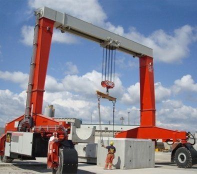 Hshcl Box Tyre Type Container Straddle Carrier