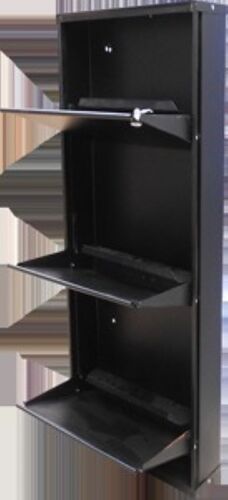 Black Color Wall Mounted Shelf Shoe Rack