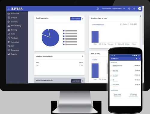 Zybra Gst Accounting And Billing Software
