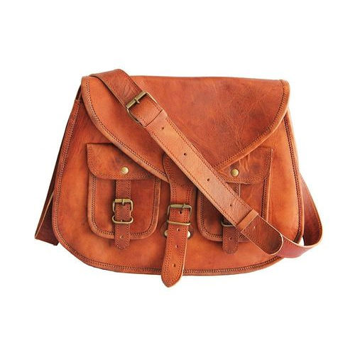 Ladies Vintage Leather Handmade Shoulder Cross Body Bag