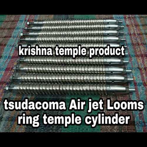 Tsudakoma Air Jet Loom Ring Temple Stud With Rubber Roller