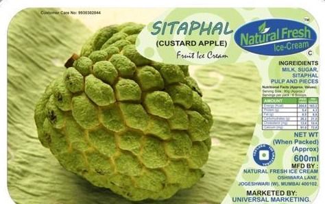 Sitaphal Fruit Ice Cream