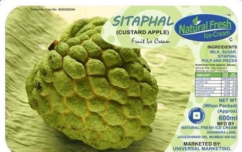 naturals sitaphal ice cream price