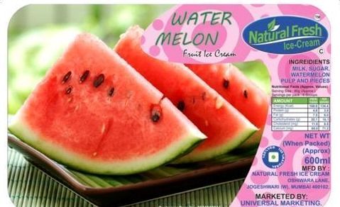 Watermelon Fruit Ice Cream